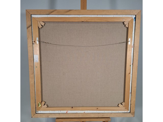 Acryl schilderij, maya wildevuur, abstract, 1995 - afbeelding 4 van  13