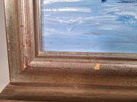 Acryl schilderij, maya wildevuur, abstract, 1995 - afbeelding 2 van  12