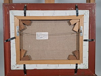 Acryl schilderij, maya wildevuur, abstract, 1995 - afbeelding 3 van  12