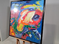 Acryl schilderij, maya wildevuur, abstract, 1997 - afbeelding 5 van  8