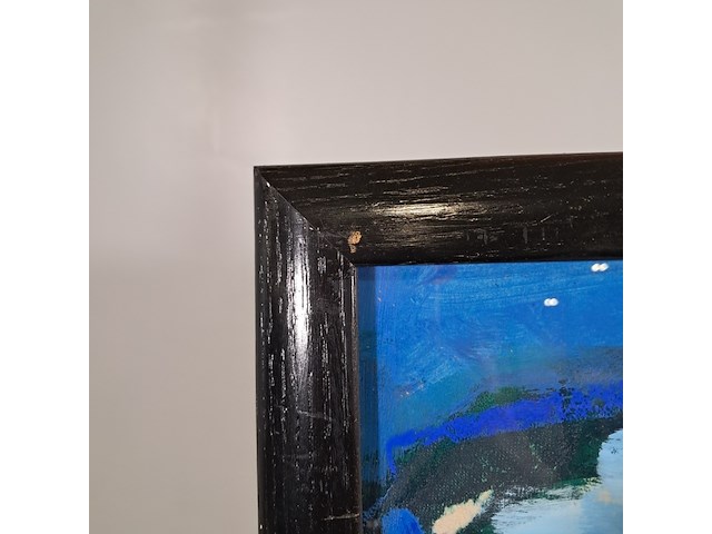 Acryl schilderij, maya wildevuur, abstract, 1997 - afbeelding 6 van  8
