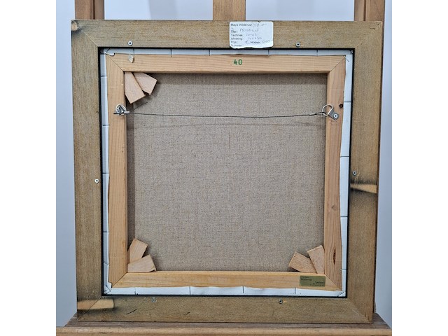 Acryl schilderij, maya wildevuur, abstract, 1998 - afbeelding 7 van  8