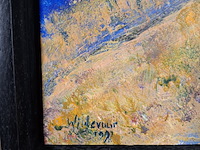 Acryl schilderij, maya wildevuur, abstract paard - afbeelding 3 van  7