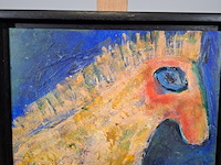 Acryl schilderij, maya wildevuur, abstract paard - afbeelding 4 van  7
