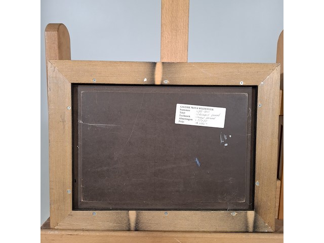 Acryl schilderij, maya wildevuur, abstract paard - afbeelding 6 van  7