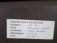 Acryl schilderij, maya wildevuur, abstract paard - afbeelding 7 van  7