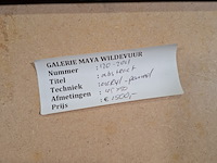 Acryl schilderij, maya wildevuur, abstract - afbeelding 2 van  10