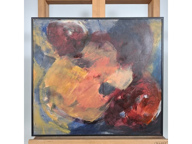 Acryl schilderij, maya wildevuur, abstract - afbeelding 3 van  10