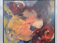 Acryl schilderij, maya wildevuur, abstract - afbeelding 3 van  10
