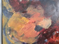 Acryl schilderij, maya wildevuur, abstract - afbeelding 4 van  10