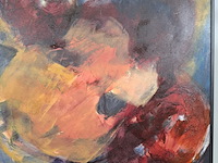 Acryl schilderij, maya wildevuur, abstract - afbeelding 5 van  10