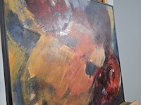 Acryl schilderij, maya wildevuur, abstract - afbeelding 7 van  10