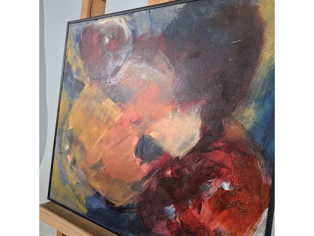 Acryl schilderij, maya wildevuur, abstract - afbeelding 8 van  10