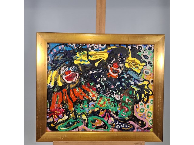 Acryl schilderij, maya wildevuur, abstract - afbeelding 2 van  8