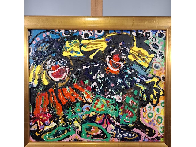 Acryl schilderij, maya wildevuur, abstract - afbeelding 4 van  8