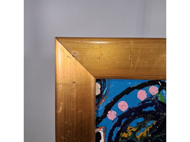 Acryl schilderij, maya wildevuur, abstract - afbeelding 6 van  8