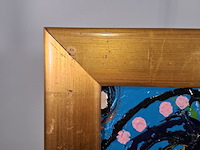 Acryl schilderij, maya wildevuur, abstract - afbeelding 6 van  8