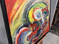 Acryl schilderij, maya wildevuur, abstract - afbeelding 6 van  9