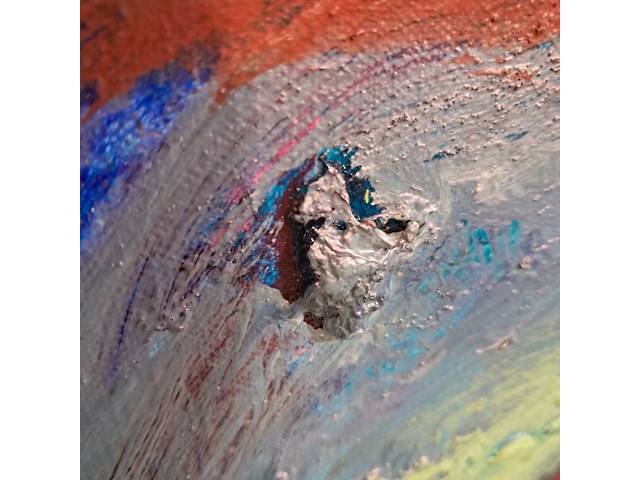 Acryl schilderij, maya wildevuur, abstract - afbeelding 7 van  9
