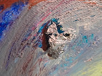 Acryl schilderij, maya wildevuur, abstract - afbeelding 7 van  9