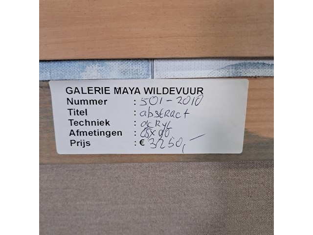 Acryl schilderij, maya wildevuur, abstract - afbeelding 9 van  9