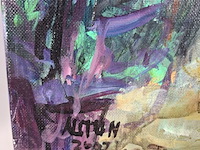 Acryl schilderij, maya wildevuur, autun, 2007 - afbeelding 5 van  7