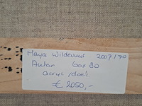 Acryl schilderij, maya wildevuur, autun, 2007 - afbeelding 7 van  7