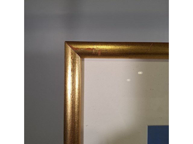 Acryl schilderij, maya wildevuur, banjul, 1998 - afbeelding 5 van  8