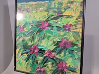 Acryl schilderij, maya wildevuur, bloemen - afbeelding 10 van  10
