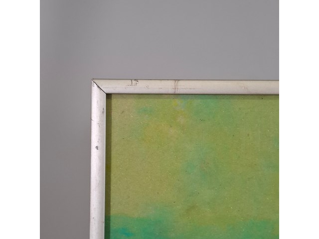 Acryl schilderij, maya wildevuur, bloemenveld, 1991 - afbeelding 5 van  7