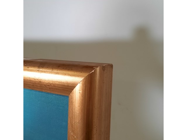 Acryl schilderij, maya wildevuur, bloemenveld, 1991 - afbeelding 7 van  8