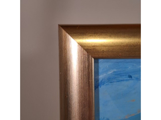 Acryl schilderij, maya wildevuur, bloemenveld, 1998 - afbeelding 5 van  7