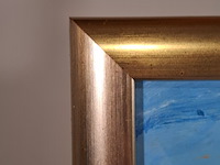 Acryl schilderij, maya wildevuur, bloemenveld, 1998 - afbeelding 5 van  7