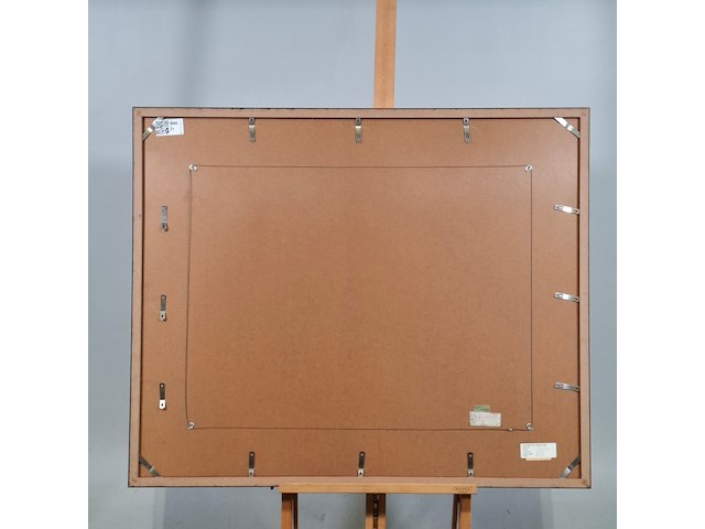 Acryl schilderij, maya wildevuur, bloemenveld, 1998 - afbeelding 6 van  7