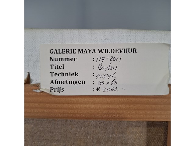 Acryl schilderij, maya wildevuur, boeket - afbeelding 6 van  6