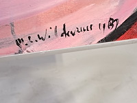Acryl schilderij, maya wildevuur, brigitte - afbeelding 3 van  8