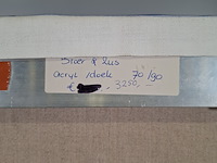 Acryl schilderij, maya wildevuur, broer en zus, 2007 - afbeelding 6 van  6