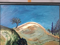 Acryl schilderij, maya wildevuur, bueno convento, 1997 - afbeelding 4 van  9