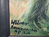 Acryl schilderij, maya wildevuur, bueno convento, 1997 - afbeelding 5 van  9
