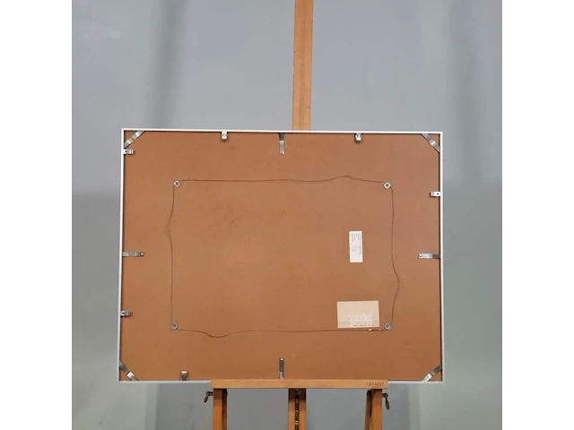 Acryl schilderij, maya wildevuur, compositie, 1988 - afbeelding 7 van  8