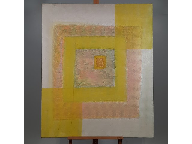 Acryl schilderij, maya wildevuur, compositie - afbeelding 2 van  8