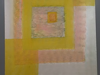 Acryl schilderij, maya wildevuur, compositie - afbeelding 4 van  8