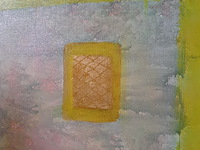 Acryl schilderij, maya wildevuur, compositie - afbeelding 5 van  8