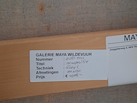 Acryl schilderij, maya wildevuur, compositie - afbeelding 8 van  8