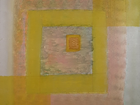 Acryl schilderij, maya wildevuur, compositie - afbeelding 1 van  8