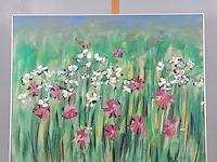 Acryl schilderij, maya wildevuur, compositie - afbeelding 2 van  9