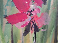 Acryl schilderij, maya wildevuur, compositie - afbeelding 6 van  9