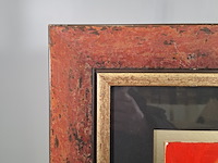 Acryl schilderij, maya wildevuur, dansende vrouw, 1996 - afbeelding 7 van  9