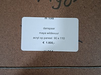 Acryl schilderij, maya wildevuur, danspaar - afbeelding 3 van  11