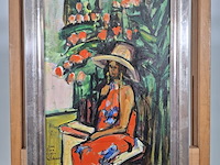 Acryl schilderij, maya wildevuur, dora giglio, 2004 - afbeelding 4 van  11
